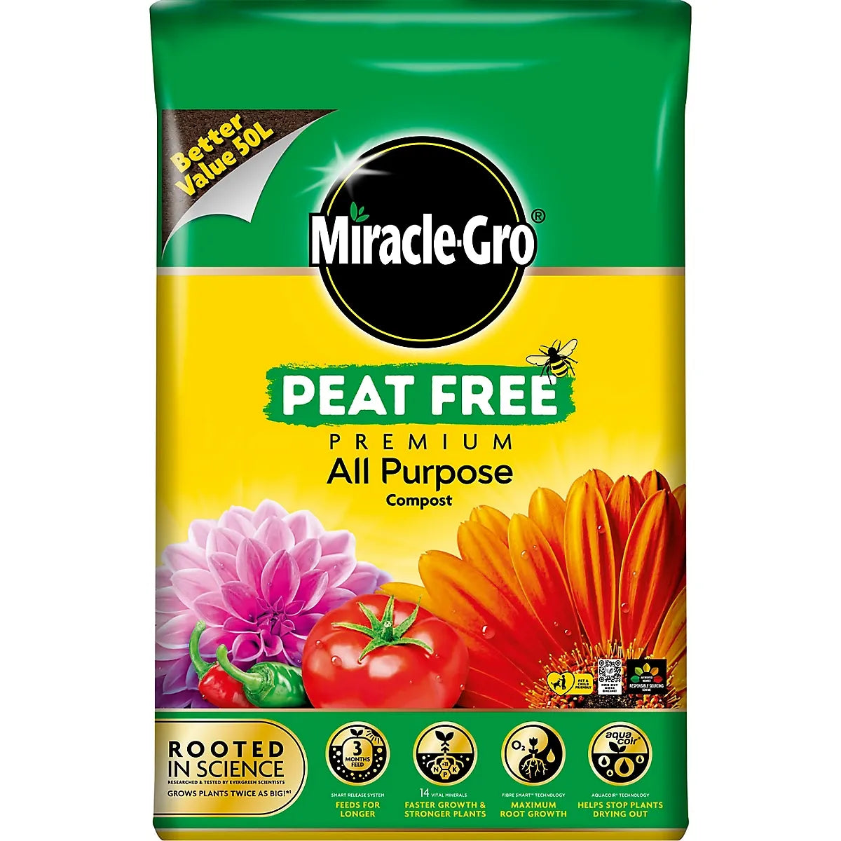 imgi_32_miracle-gro-peat-free-multi-purpose-compost-50l_5010272193190_02c Miracle-Gro Peat-free Multi-purpose Compost 50L - Image 1