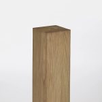 Klikstrom UC4 Green Square Wooden Fence post (H)1m (W)70mm - Image 2