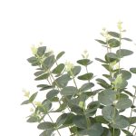 Green 62cm Eucalyptus Artificial plant in Natural Ceramic Pot - Image 4