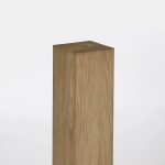 Klikstrom UC4 Natural Square Wooden Fence post (H)1.8m (W)70mm - Image 3