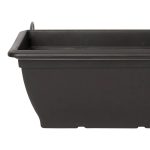Verve Florus 15L Black Plastic Bell Rectangular Trough (H)20cm (W)24.5cm (D)60cm - Image 5