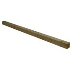 Forest Garden Square Timber Fence post (H)2.4m (W)100mm