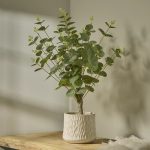 Green 62cm Eucalyptus Artificial plant in Natural Ceramic Pot - Image 6