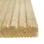 Klikstrom Madeira Green Spruce Deck board (L)2.4m (W)120mm (T)24mm - Image 3