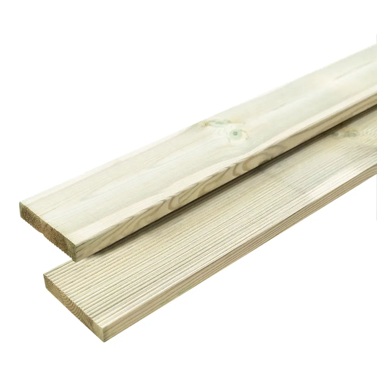 imgi_40_don-softwood-deck-board-l-2-4m-w-95mm-t-20mm-pack-of-1_5063022548009_01c Don Softwood Deck board (L)2.4m (W)95mm (T)20mm, Pack of 1 - Image 1
