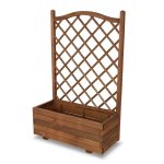 Verve Bopha 100L Brown Wooden Rectangular Trough (H)140cm (W)90cm (D)40cm