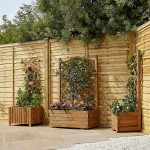 Verve Bopha 100L Brown Wooden Rectangular Trough (H)140cm (W)90cm (D)40cm - Image 2