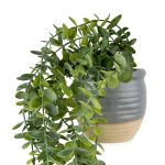 50cm Eucalyptus Artificial plant in Grey Ceramic Pot - Image 3