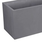 Verve Durdica 98L Light grey Plastic Rectangular Planter (H)43.5cm (D)39.5cm - Image 3
