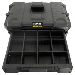 JCB Site System 5-Piece Tool Storage Set, Heavy-Duty Modular Toolboxes & Cart / Trolley JCB-SITESYS-ST-2 - Image 4