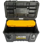 JCB Site System 5-Piece Tool Storage Set, Heavy-Duty Modular Toolboxes & Cart / Trolley JCB-SITESYS-ST-2 - Image 6