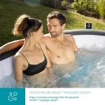 Lay-Z-Spa Mauritius Hot Tub 180 AirJet Massage System, 5-7 Person, Grey - Image 5