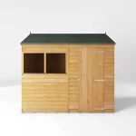 Mercia Overlap 8x6 ft Reverse apex Wooden Shed with floor & 2 windows - Image 2