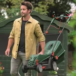 Bosch UniversalRotak 34-410 Corded Rotary Lawnmower - Image 4