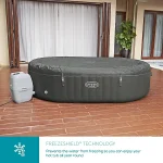Lay-Z-Spa Mauritius Hot Tub 180 AirJet Massage System, 5-7 Person, Grey - Image 3