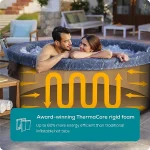 Lay-Z-Spa Toronto AirJet, 7 Person Foam Wall Hot Tub - Image 3