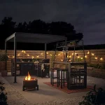 Low smoke Steel Matt Black Firepit - Image 3