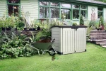 Keter Store-it-out ARC Beige & brown 1200L Garden storage box 1200mm 1460mm - Image 2