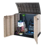 Keter Store-it-out ARC Beige & brown 1200L Garden storage box 1200mm 1460mm - Image 5